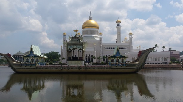 The mosque in Bandar Seri Begawan