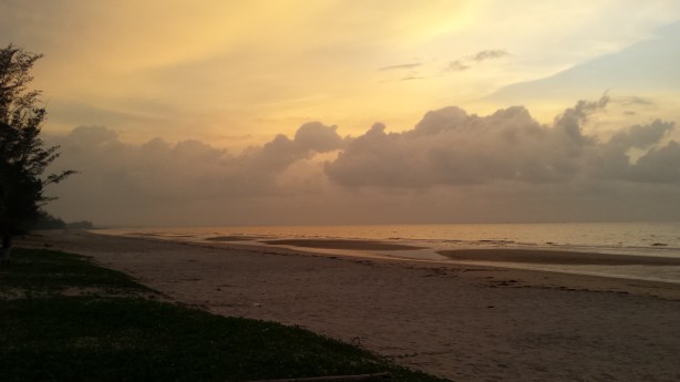 Our beach for the evening