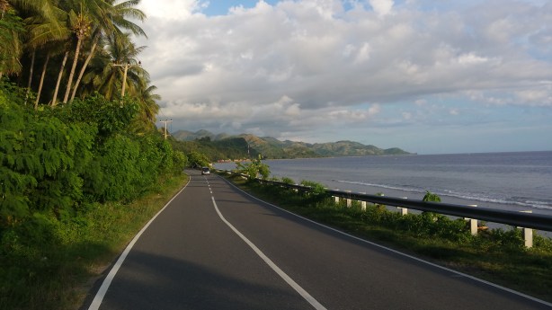 The coastal road