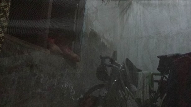 'Hello mister' through the mosquito net