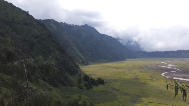 Steep mountains rising from the plains