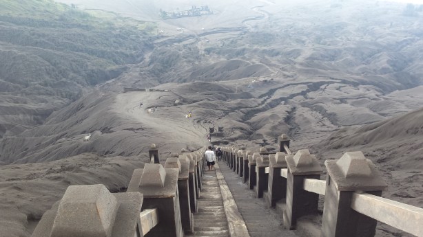 Stairway down from Bromo
