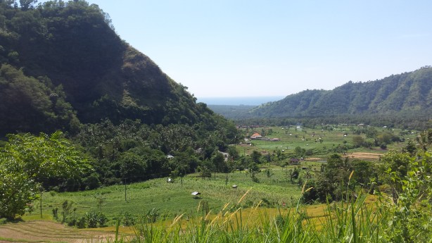 Going over a small pass