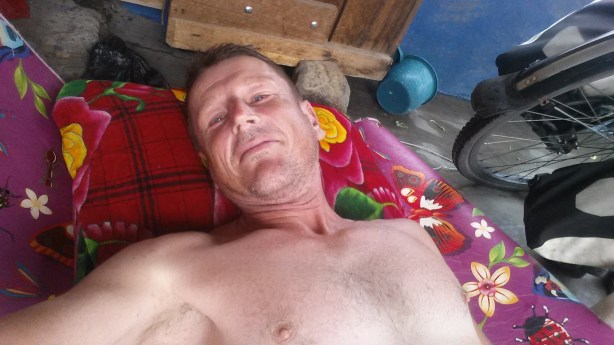 My comfortable downpour setup