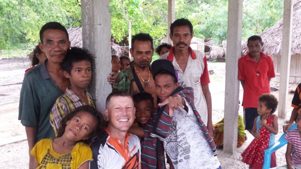 Our friends during the rain shower