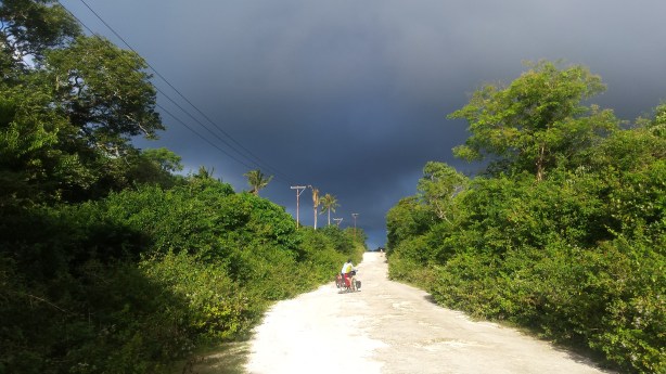 Towards the dark clouds
