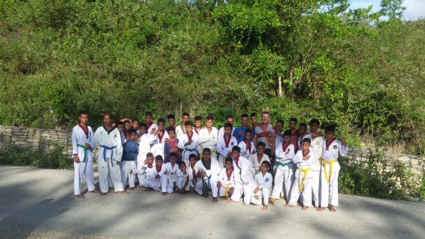 Tae Kwon Do class