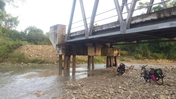 The bridge half funded by the European Union