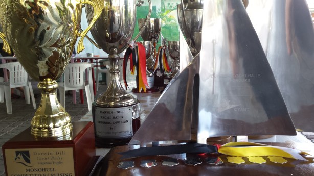 Darwin to Dili trophies
