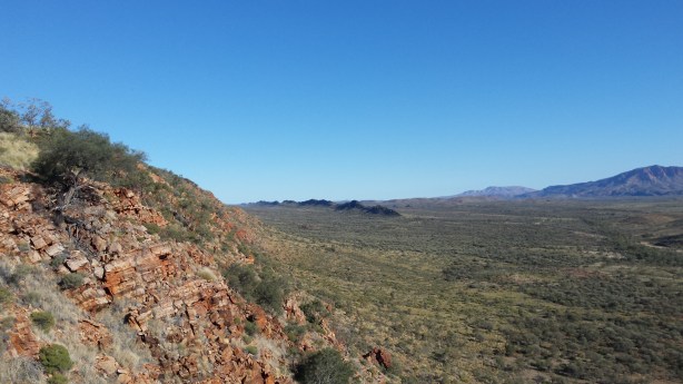 View from Glen Helen Gorge