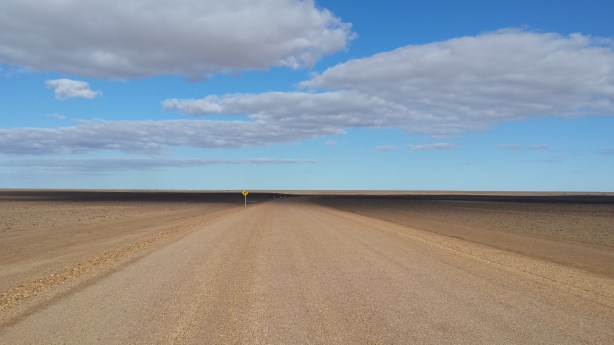 The road to Coober Pedy