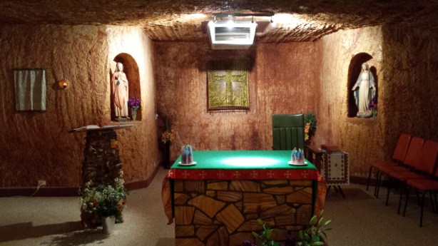 Underground church in Coober Pedy