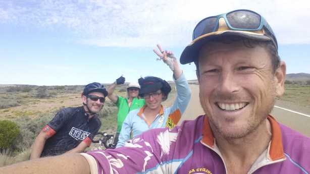 Cyclists on the Race to the Rock