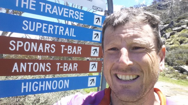 Part of the way up the mountain