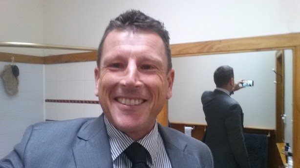 Getting ready for a job interview.