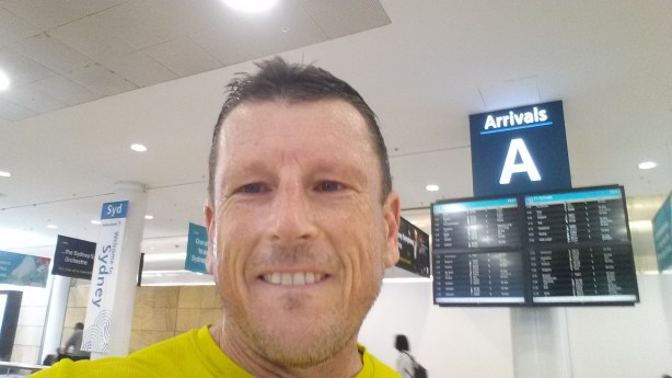 Running to the airport.