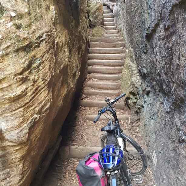 Approaching the Glowworm tunnel