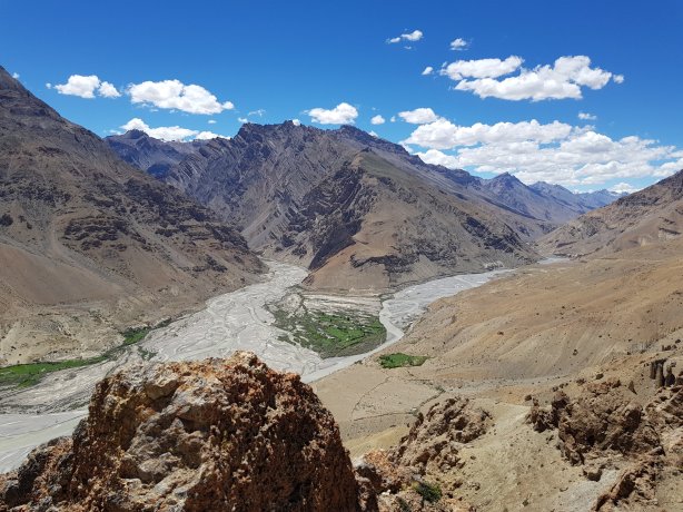 View from the Dhankar monastery