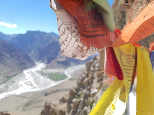 View from the Dhankar monastery