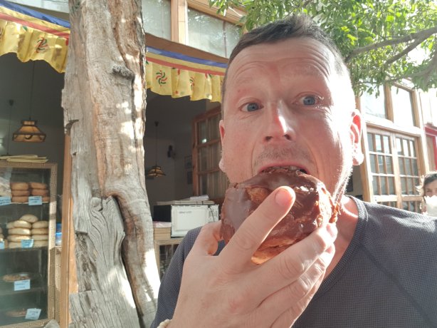 Getting some calories in