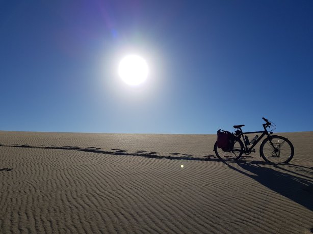The bike and the sun