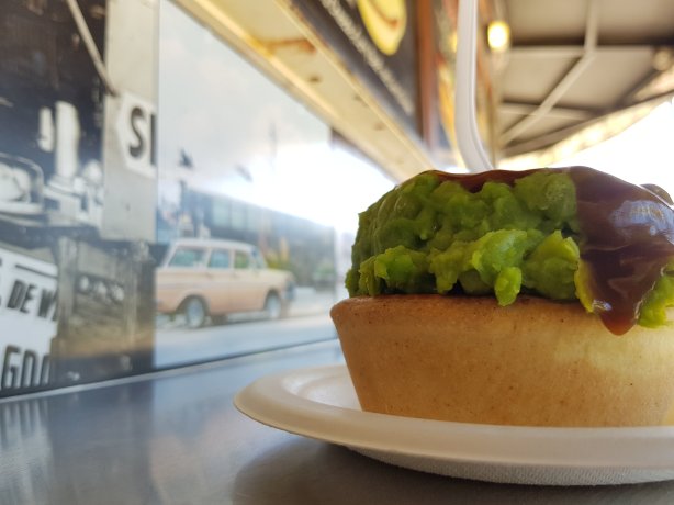 An Adelaide pie floater in Newcastle