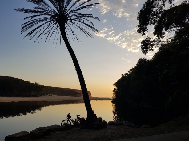 Wattamolla Beach at sunrise