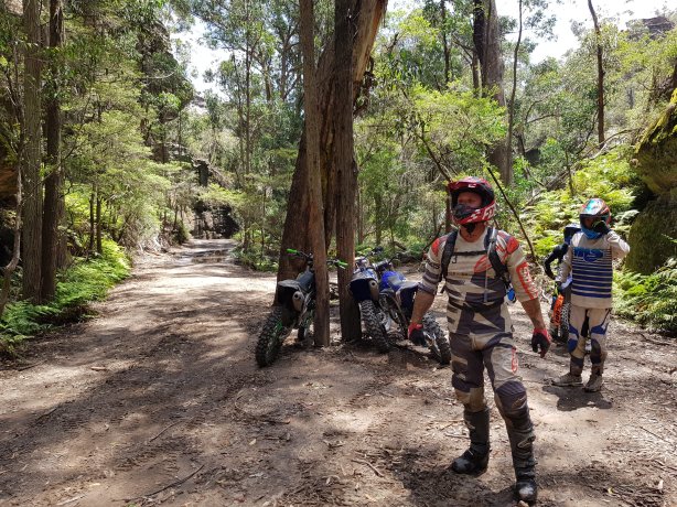 The bikers near Baal Bone Gap