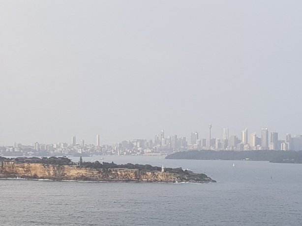Looking at the South Head from the North Head