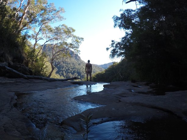 The top of Victoria Falls