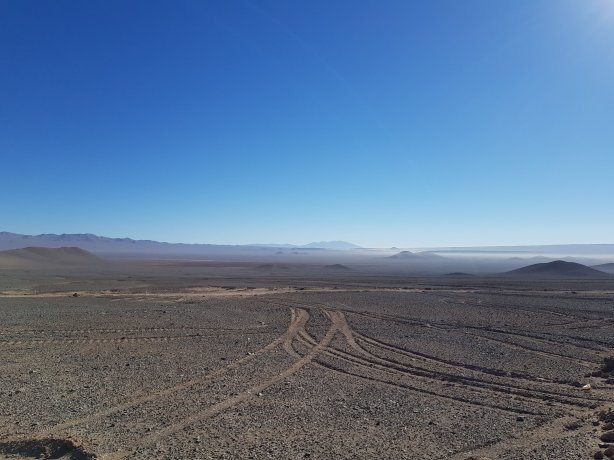 The nothingness of the Atacama Desert