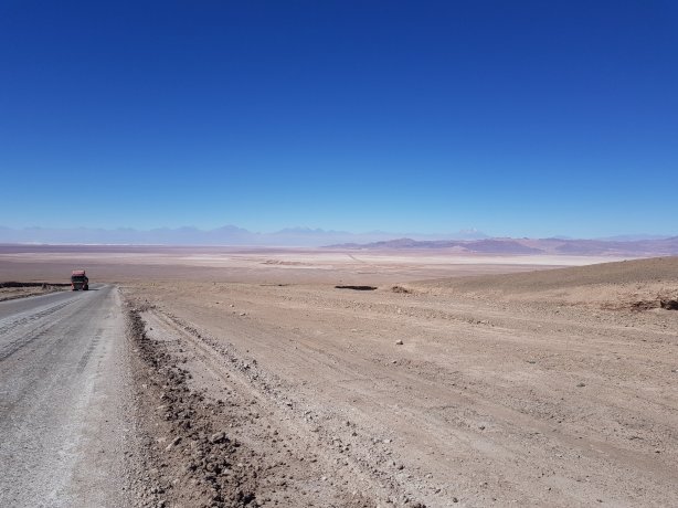 View out over Laguna de Atacama