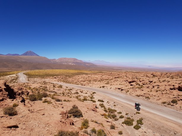 Looking back towards the saltpan