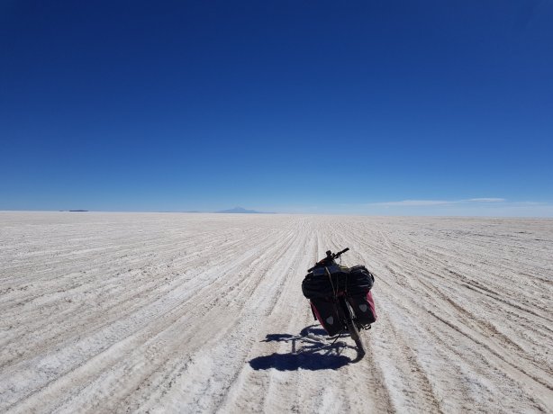 Bike on the Salar