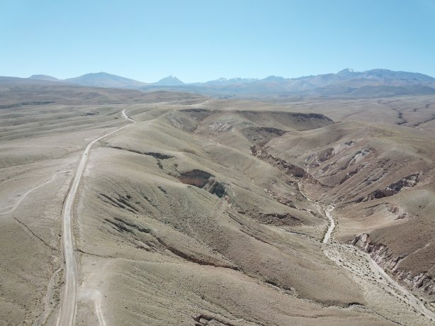 Looking upwards into the heights
