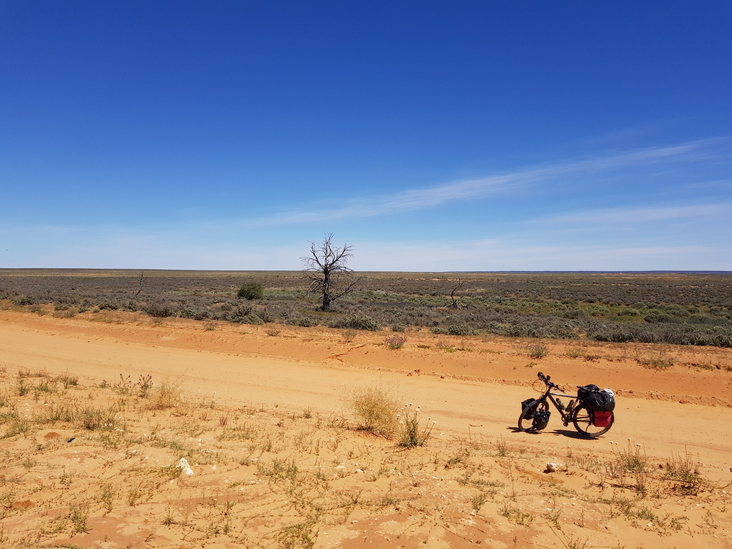 On the way to Lake Mungo